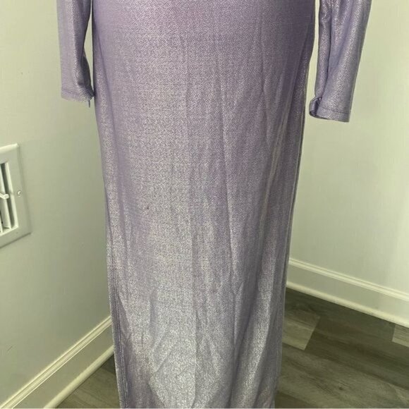 Bronx and Banco Amara Lilac Cut Out Gown L - Picture 11 of 15